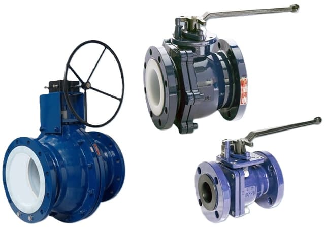 PTFE / PFA Kaplı Küresel Vana